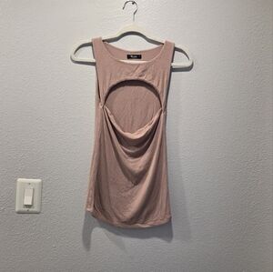 Revolve Michael Lauren Blush Pink Drape Tank Top